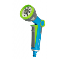 Пистолет-распылитель, 8 режимов, регулируемый, металлический, с курком, Palisad LUXE 65800