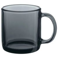 Кружка стеклянная 420 мл Basilico Grey - Стекло Дымка 62515-12