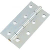 Петля узкая 100*52*1,5 VORMANN оцинкованная, латунный штифт  д161