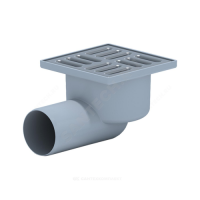 Трап нерег гор/вып сух/затв Дн50 нерж/реш 100*100мм АНИ пласт TQ5102 004-0246