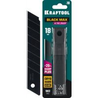 Лезвия KRAFTOOL BLACK MAX 18мм 10шт  09602-18-S10