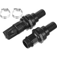 Набор ЗУБР для всасывающих шлангов: Обратный клапан с фильтром адаптер два хомута 40316