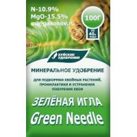 Удобрение ЗЕЛЕНАЯ ИГЛА водорастворимое минер. 100гр  00-00001390/2005-1