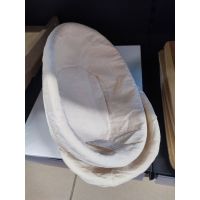 Корзинка с тканевым подкладом, 24х18х9 см, ротанг   10775899