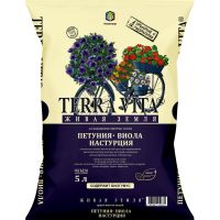 Грунт TERRA VITA Живая земля Петуния Виола Настурция 5л