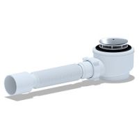 Сифон для поддона Ани Пласт E415C 1½"*50 хром