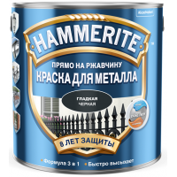Хаммерайт гладкая графит 0,75л