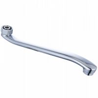 Излив HANSEN H45-S для смесителя изогнутый 45см