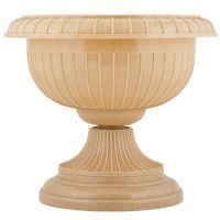 Вазон на ножке большой D 395 мм, песчаный кварц IG145110106