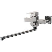 Смеситель для ванны Maxonor MN22803 с длинным изливом сатин  160210