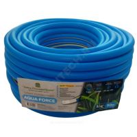 Шланг AQUA FORCE (Soft touch) армир. 3/4" синий с желт. пол  (50) 3450-27