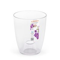 Кашпо для орхидей, 1,4л d13 h15,5см, прозрачный 232105