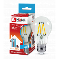 Лампа LED A60-deco 11Вт 230В Е27 4000К 990Лм IN HOME  6145