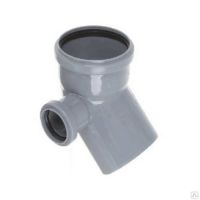 Отвод РР-Н с выходом серый б/н 110*50*87 фронт-верх 11361  027-4732