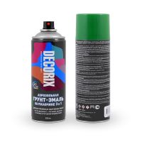 Грунт-эмаль по ржавчине DECORIX 3в1 520мл аэрозоль зеленый глянец  0106-14