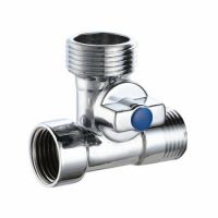 Кран шаровой РМС Люкс 15-15*20*15 для подкл.сантехприборов