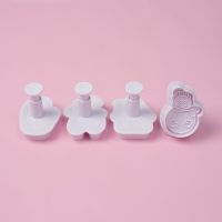 Формы для печенья «Зимняя сказка», набор 4 шт., новогодние, пластик, 10708299