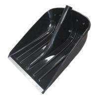 Лопата снеговая СНЕГИРЬ пластиковая 440*360*170 с алюм планкой б/черенка, D-32мм  47727