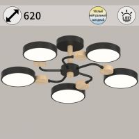 03326-0.3-05 BK+WOOD светильник потолочный