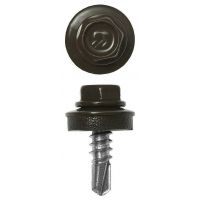 Саморезы кровельн.5,5*25 земельно-коричн.