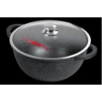 Казан 6л 280/150 Гранит лит/руч антипригарный кн4282аг