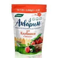 АКВАРИН Удобрение водорастворимое для клубники и земляники 0,5кг  19436