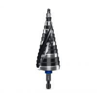 Сверло ступенчатое по металлу 4-32мм ЗУБР BLACK FORCE винтовая проточка  29671-4-32-15