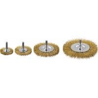 Набор ЗУБР Щетки для дрели,витая лат.стальн.5шт