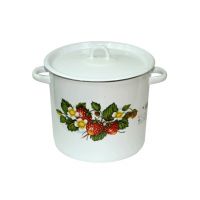 Кастрюля 5,5л эмалированная клубника садовая  С1617*59  6866