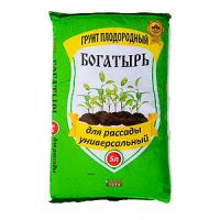 Грунт Богатырь для рассады универсальный 5л 290-2