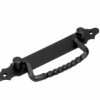 Ручка-скоба 185мм ДОМАРТ откидная черный  г990