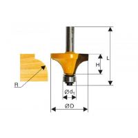 Фреза кромочная калевочная ЭНКОР 31,8х16 r9,5,хв.8мм  46236/9243