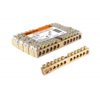 Шина нулевая 6*9 12/1 (12групп/крепеж по центру)