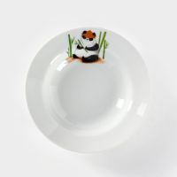 Блюдце 150мм Панда, фарфор  NNDK16  074981