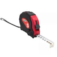 Рулетка Кедр 5м*19мм с фиксатором обрезиненная  23438