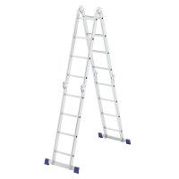 Лестница шарнирная  4*4 (1,12/2,09/4,33  11,7кг)  1320404