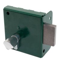 Замок накладной ЗН1-1 зеленый ПТИМАШ в655