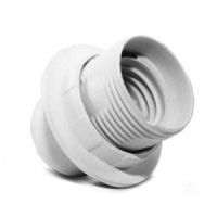 Патрон Е27 с приж.кольцом  белый