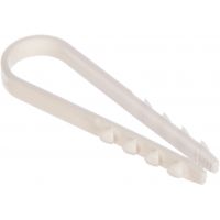 Дюбель хомут 19х25мм белый 100шт. 45168