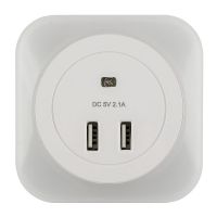 Светильник-ночник с фотосенсором DTL-321 белый TM Uniel  7348