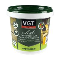 Лак ВГТ акриловый пропиточный с антисептиком сосна 0,9кг  32693