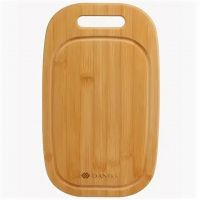 Доска разделочная бамбуковая 39*24см c ручкой H-2165L