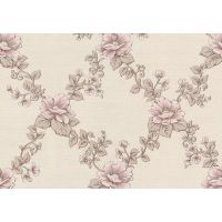 Обои винил 0110-1 Клематис декор крем