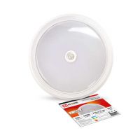 Светильник LED СПБ-2Д-КРУГ 14Вт 4000К 1100Лм 210мм с датчиком белый IN HOME 0693