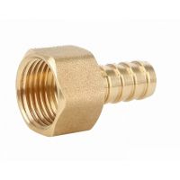 Штуцер для присоединения шланга ВР латунный с резьбой 1/2"х ф18 GAPPO G1239.0418