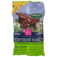 Коровий навоз ДОБРАЯ СИЛА гранулированный 2 кг  22100121/0005236