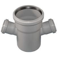 Крестовина Дн110*50*50*67° серая  115910/027-1746