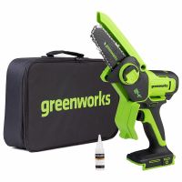 Цепная пила аккумуляторная Greenworks GD24CSMNX 24V 15см с АКБ и ЗУ  2008707UB