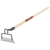 Тяпка БЦМ нержав. 200*60мм с черенком  1345-ч