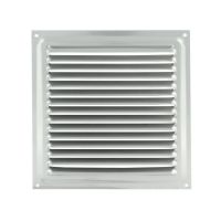 Решетка с сеткой 200х200 хром  3200